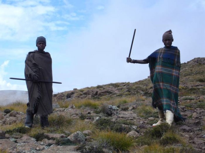 Basotho shepherds