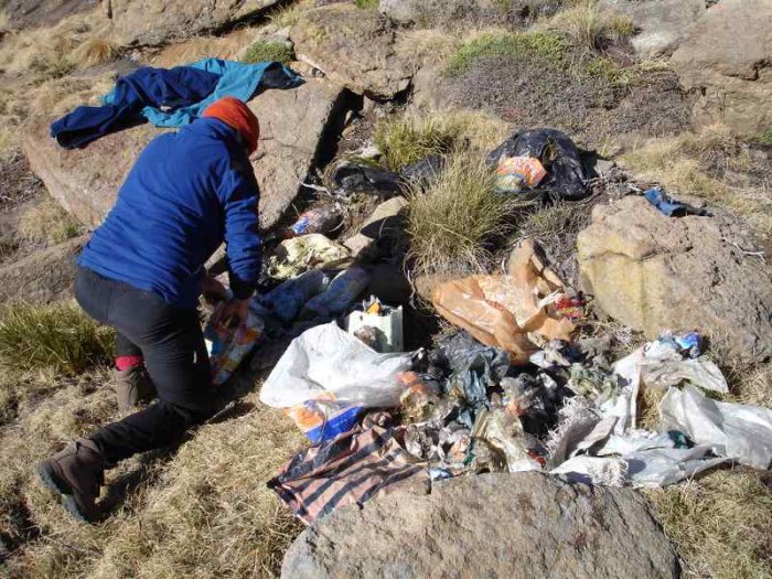 Litter at Nkosazana