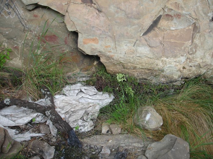 Damage to Sibayeni Cave