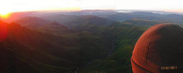 Sunrise from the top