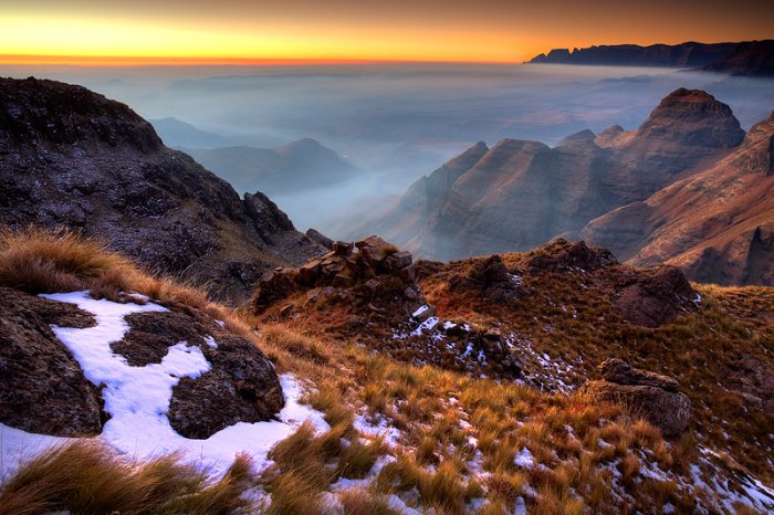 Bell cave sunrise