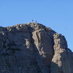 Climbers on the summit.