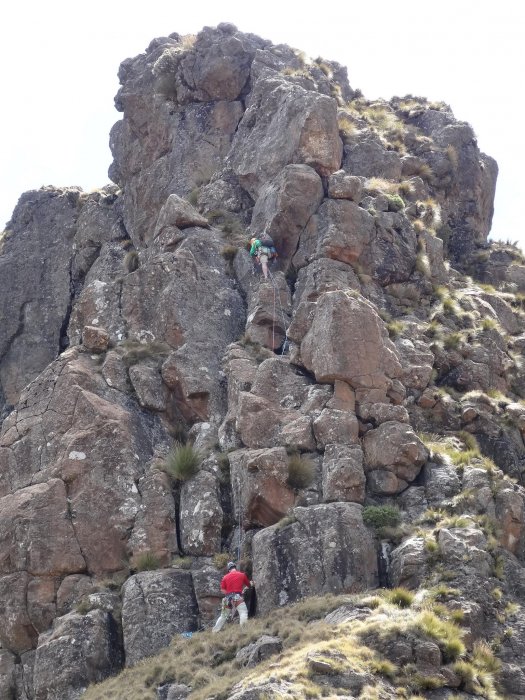 Rhino: East ridge, first pitch