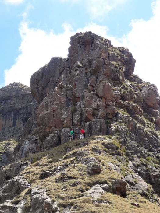 Rhino: East ridge, first pitch