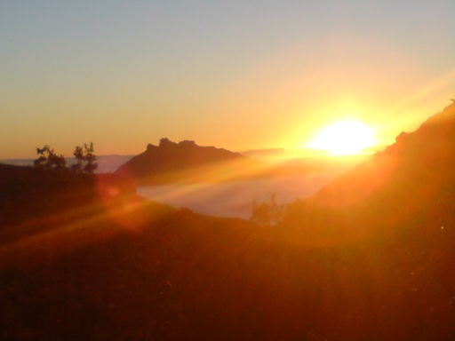 Dawn in the Drakensberg