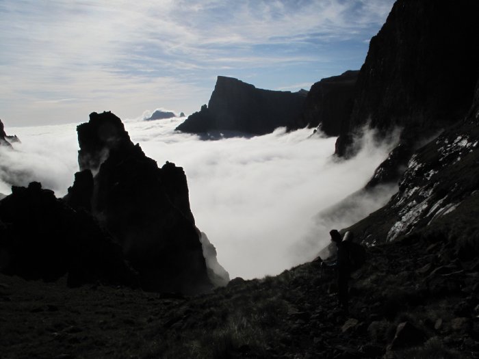 Cathedral sailing into the clouds 